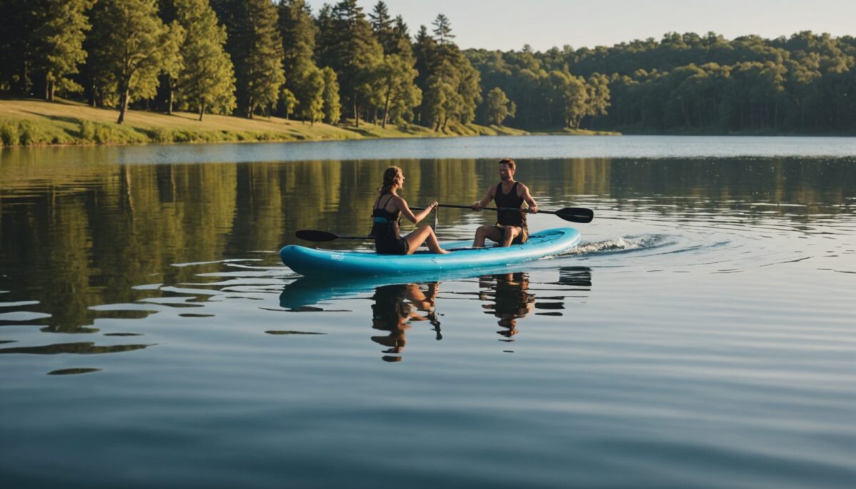 Paddle gonflable pour deux : la solution idéale pour des moments de fun aquatique à partager à deux