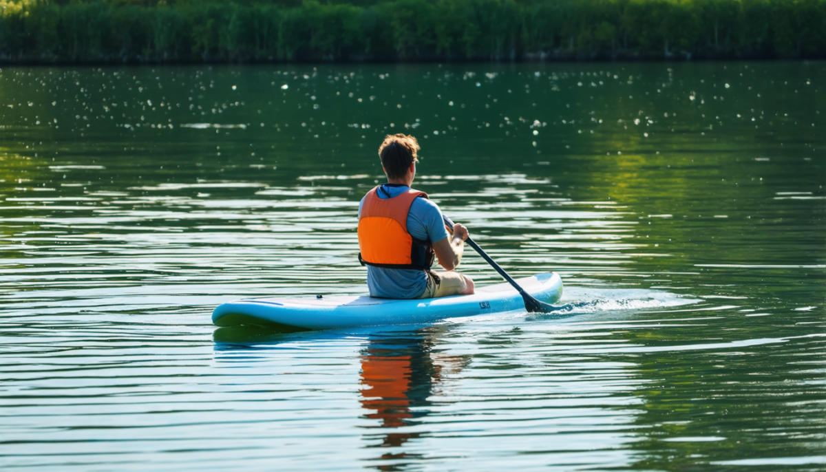 découvrez le paddle assis, une activité nautique accessible à tous et particulièrement efficace pour le renforcement musculaire et l'équilibre.