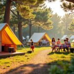 Explorez le charmant camping Le Suroît niché au cœur de l'île de Ré