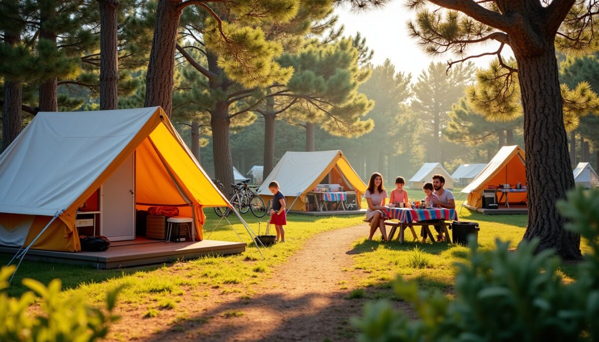Explorez le charmant camping Le Suroît niché au cœur de l'île de Ré